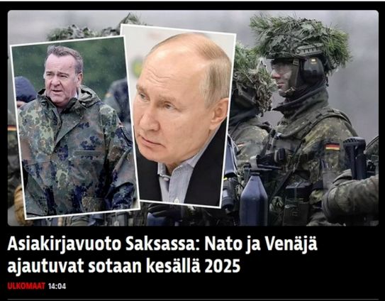 Asiakirjavuoto Saksassa: Nato ja Venäjä ajautuvat sotaan kesällä 2025
